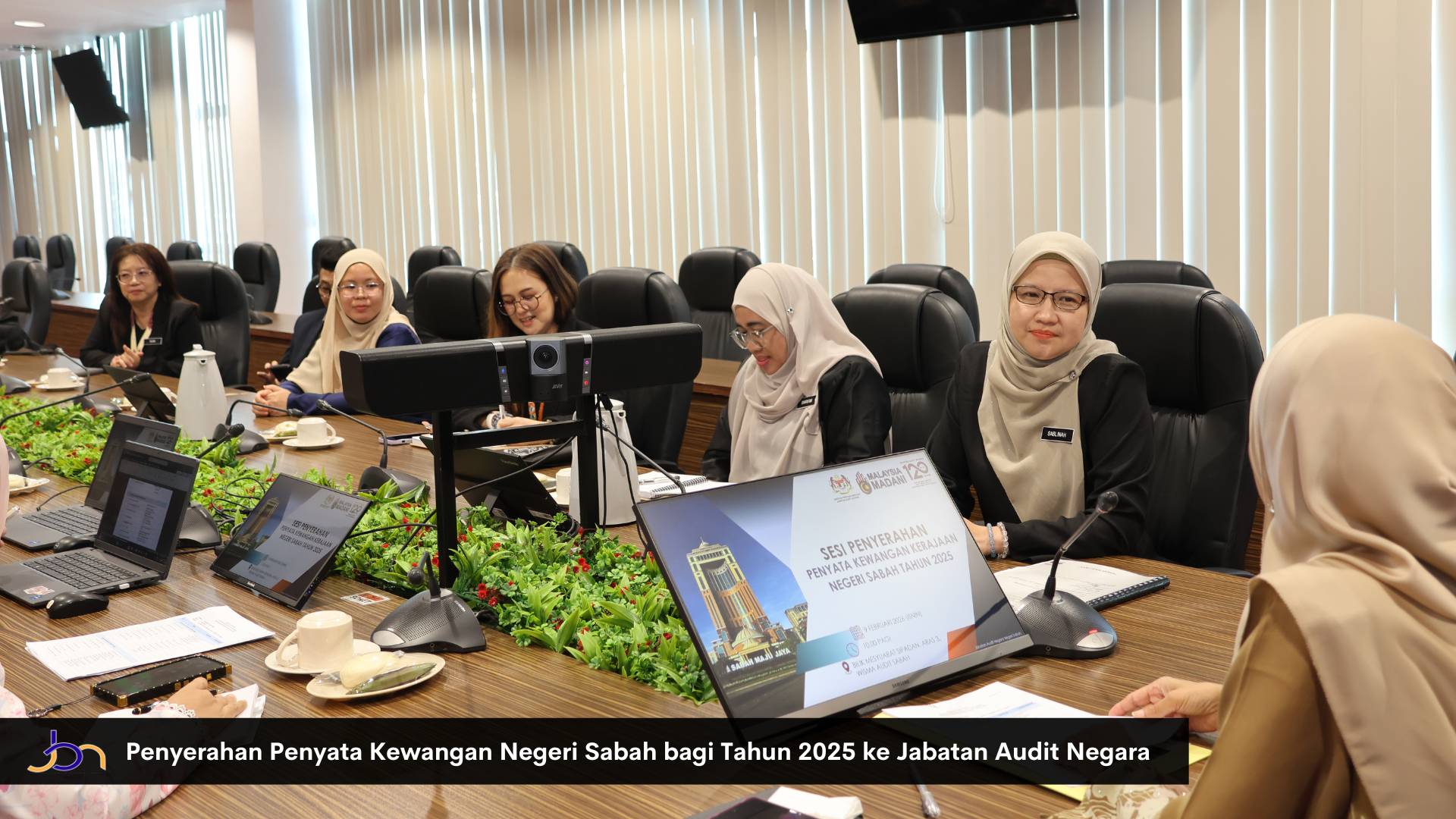 Penyerahan Penyata Kewangan Negeri Sabah 2025 kepada Jabatan Audit Negara